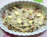 キノコとベーコンのサクサクパン粉焼き❤作り方5写真
