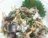 薬味たっぷりな☆鯵のたたき作り方7写真