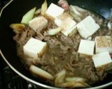 牛肉と焼き豆腐で♪すき煮風肉どうふ作り方3写真