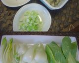 青梗菜カキのせラーメン☆作り方2写真