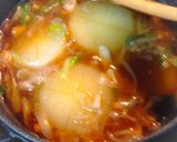 おうち居酒屋☆鶏そぼろ大根作り方3写真