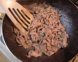 牛肉とごぼうの甘辛炒め作り方3写真