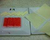 お手軽★チーズdeカニかま作り方1写真
