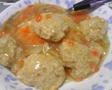 簡単!ふわふわ鶏肉団子スープ作り方6写真
