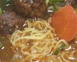 【中華三昧】肉団子の秋野菜あんかけのせ～作り方3写真