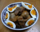 里芋と豚バラのオイスター煮込み★角煮風作り方8写真