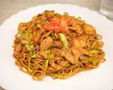 豚キムチソース焼きそば作り方8写真