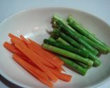 薄切り肉の野菜巻き☆お弁当にも作り方1写真