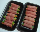 薄切り肉の野菜巻き☆お弁当にも作り方3写真