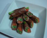 薄切り肉の野菜巻き☆お弁当にも作り方5写真
