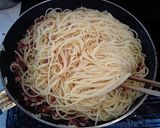 にんにく風味ソーセージパスタ作り方5写真
