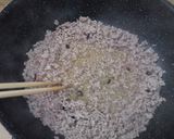 豚ひき肉と茄子の甘辛丼作り方3写真