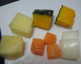 カレー風味★かぼちゃ入りマセドアンサラダ作り方2写真