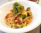 ドライトマトを使ったパスタ作り方9写真