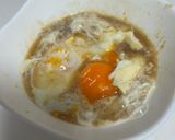 我が家の簡単レンチン煮卵(落とし卵)作り方6写真