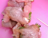 簡単１品★鶏ささみの梅しそチーズ巻き！作り方9写真