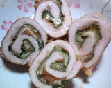 簡単１品★鶏ささみの梅しそチーズ巻き！作り方13写真