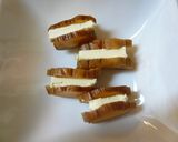 秋田いぶりがっこで☆クリームチーズサンド作り方1写真
