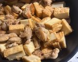 ポン酢でさっぱり 鶏もも肉と厚揚げ煮作り方3写真