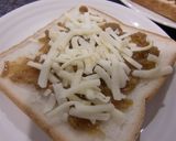 簡単♪なめたけとチーズのトースト作り方2写真