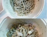 水菜とシーフードDE♥ゴマ②パスタサラダ作り方5写真