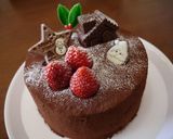 苺と生チョコクリームのクリスマスケーキ♪作り方10写真