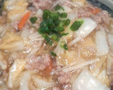 残った白菜消化★　白菜de和風な中華丼作り方9写真