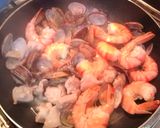 簡単！あっさりフライパン魚介パエリア★作り方9写真
