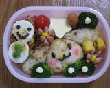 【話題入り】キャラ弁★シナモロール弁当作り方4写真