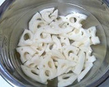 れんこんのきんぴら～味付けは白だしだけ～作り方2写真