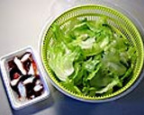 レタスを丸ごとタコ炒め作り方1写真