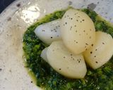 カブの煮物カブの葉っぱソース作り方8写真