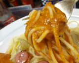 コラーゲン鍋の素であんかけスパゲテｨ作り方18写真
