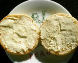 イングリッシュマフィンの生ハムチーズ乗せ作り方3写真