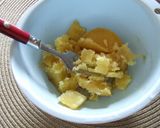 さつま芋餡いりの＊抹茶蒸しケーキ＊作り方1写真