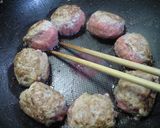フライパンひとつで艶トロ肉団子作り方7写真