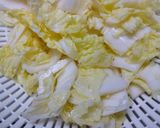 お弁当おつまみに♪わさびチーズ白菜肉巻き作り方1写真
