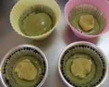 さつま芋餡いりの＊抹茶蒸しケーキ＊作り方5写真