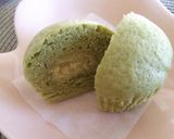 さつま芋餡いりの＊抹茶蒸しケーキ＊作り方7写真