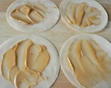 ❤　餃子の皮のまん丸ハムチーズサンド　❤作り方2写真