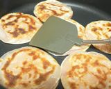 ❤　餃子の皮のまん丸ハムチーズサンド　❤作り方6写真