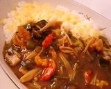 エビニラピーマンのカレー作り方9写真