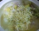 白菜半分二人分で使い切り！な洋風鍋？作り方3写真