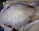 簡単料理！！丸鶏のローストチキン作り方1写真