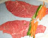 牛肉の野菜巻き☆バルサミコソース☆作り方3写真