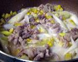 豚肉ととうもろこしのクリーム煮作り方5写真