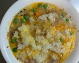 レンジ簡単洋風さっぱり梅クッパ味炒飯弁当作り方10写真