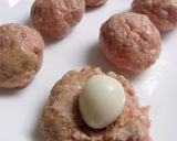 お弁当に♪うずらの海苔巻きハンバーグ作り方3写真