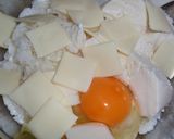 ＊簡単チーズカルボナーラ焼きおにぎり＊作り方1写真