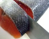 鮭バターしょうゆ焼作り方2写真